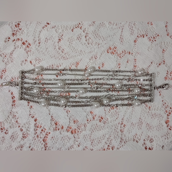 JLO Silver Multi Strand Bracelet - Picture 1 of 7